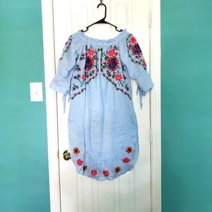 Zara Embroidered Dress (S)